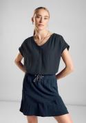 STREET ONE Shirttop met zachte crinkle viscose voorkant