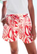 NU 20% KORTING: Lascana Strandshort van viscose-jersey, korte broek me...