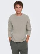 ONLY & SONS Gebreide trui ONSERIC REG 12 STRUC CREW KNIT