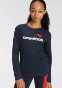 NU 20% KORTING: KangaROOS Shirt met lange mouwen BASIC LOGO Lange mouw...