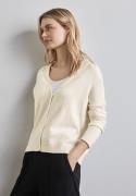 STREET ONE Cardigan kort, met knoopsluiting