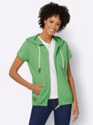 NU 20% KORTING: Casual Looks Shirtjasje Sweatvest (1-delig)