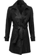 NU 20% KORTING: Gipsy Lange, leren jas Taresa Leren trenchcoat met str...