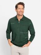 Marco Donati Poloshirt met lange mouwen Sweatshirt (1-delig)