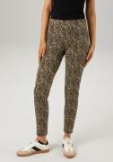 NU 20% KORTING: Aniston CASUAL Legging in zebra-look of ruitpatroon - ...