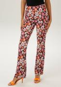 NU 20% KORTING: Aniston CASUAL Comfortbroek met ruiten of bloemen - be...