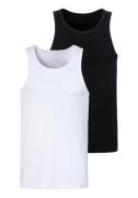 NU 20% KORTING: John Devin Tanktop in mooie mêlee-look (set, 2-delig)