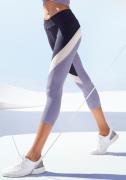 NU 20% KORTING: active by Lascana Capribroek in colourblocking-design