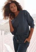 NU 20% KORTING: s.Oliver RED LABEL Beachwear Sweatshirt met overlappen...