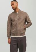 NU 20% KORTING: Jack & Jones Blouson JJEROCKY FAUX SUEDE BOMBER NOOS