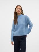 NU 20% KORTING: Vero Moda Gebreide trui VMMOON LS HIGHNECK PULLOVER GA...