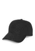Calvin Klein Baseball pet EMBLEM PRINT w LEATHER PATCH CAP