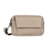 Tom Tailor Schoudertas Tilly van fijn nerf imitatieleer in dubbelkamer...