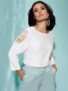 Creation L Trui met vleermuismouwen Trui