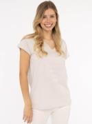 Zwillingsherz Shirt met korte mouwen "Positive Mind" met v-halslijn en...