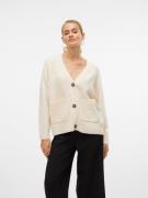 Vero Moda Vest VMBOOM LS V-NECK BUTTON CARDIGAN GA NOOS