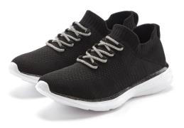 Lascana Sneakers met modieuze glinsterende veters vegan