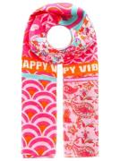 Zwillingsherz Modieuze sjaal Happy Hearts met patroonmix