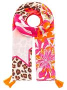 Zwillingsherz Modieuze sjaal Sjaal "Patroonmix" met franjes, patroonmi...