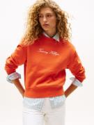 Tommy Hilfiger Sweatshirt SCRIPT REG PIQUE SWTSHRT met tommy hilfiger ...
