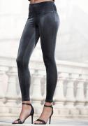 Lascana Legging in zachte, elastische velourslook