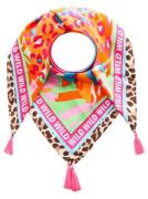 Zwillingsherz Modieus sjaaltje Wild Tropical Leo met leoparden en kwas...