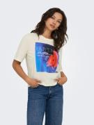 Only Shirt met korte mouwen ONLHAVANNA LIFE S/S VIBE TOP BOX JRS