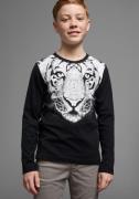 KIDSWORLD Shirt met lange mouwen WHITE TIGER Basic pasvorm, stijlvolle...