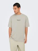 ONLY & SONS Shirt met ronde hals ONSCURATED RLX PRINT SS TEE