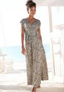 Buffalo Maxi-jurk met alloverdruk, zomerjurk met zakken, strandjurk (M...