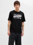 Jack & Jones Shirt met print JJHAWAII SHAPE TEE SS CREW NECK