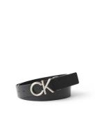 Calvin Klein Leren riem CK HALLMARK LOGO 35MM ADJ