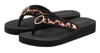 Lascana Badslippers Sandaal, pantoletten, badschoen met ringapplicatie...