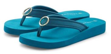 Lascana Badslippers Sandaal, pantoletten, badschoen met ringapplicatie...