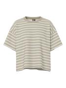 pieces Sweatshirt PCCHILLI SUMMER 2/4 SWEAT STRIPE NOOS BC