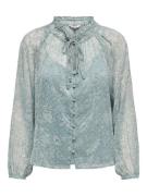 Only Chiffon blouse ONLELIZA LIFE LS V-NECK STRING TOP WVN