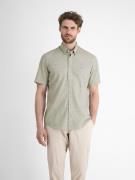 Lerros Overhemd met korte mouwen met geborduurd logo