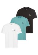 Quiksilver T-shirt NOTCHED SHORT SLEEVE TEE PACK3 YM (3-delig)
