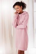 Vivance Sweatjurk met loungewear borduursel, lounge jurk (1-delig)