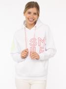 Zwillingsherz Hoodie "Alissa 2.0" met smile borduurwerk voor en achter