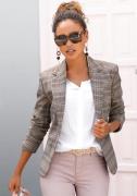 Lascana Korte blazer in klassieke vorm, getailleerde damesblazer, spor...