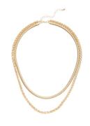 Lascana Collier Laagketting 2-rijige ketting, slangketting en vlechtke...