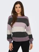Only Gebreide trui ONLATIA L/S STRIPE PULLOVER KNT NOOS