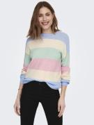 Only Gebreide trui ONLATIA L/S STRIPE PULLOVER KNT NOOS