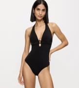 Triumph Badpak Midnight swim glinsterende stof, sierring, glamourlook