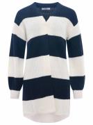 Zwillingsherz Cardigan Katja gestreepte vest met wolpercentage, one si...