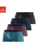 Bench. Hipster strak zittende boxershorts van katoenmix (set, 4 stuks)