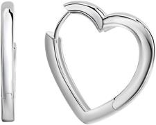 Firetti Paar creolen Sieraad cadeau zilver 925 oorbellen hart