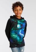 KIDSWORLD Capuchonshirt UNIVERSUM - Fotoprint Lange mouwen, basic pasv...