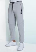 John Devin Sweatbroek Joggingbroek met zijzakken en bindband van katoe...